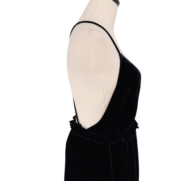 Ulla Johnson Lavinia Gown Black Velvet Open Back Black Tie Formal Party Size 00 - Picture 6 of 16
